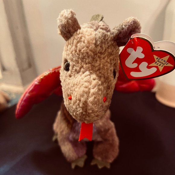 TY Beanie Baby SCORCH the Dragon - Picture 3 of 8